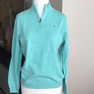Vineyard Vines Green Quarter-Zip Pullover